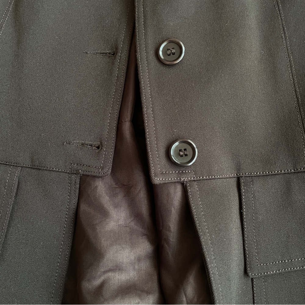 Vertigo Paris Blazer Structured Fitted Button Dow… - image 13